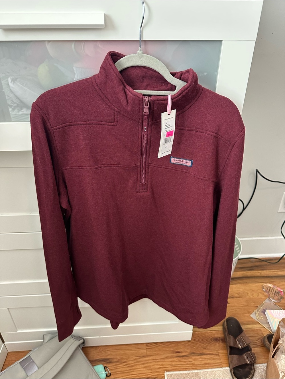 Vineyard Vines Women's Wine Half-Zip Fleece Pullover